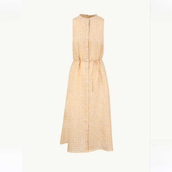 NWT Something to Hold Park Dress Yellow Gingham - Picture 2 of 5